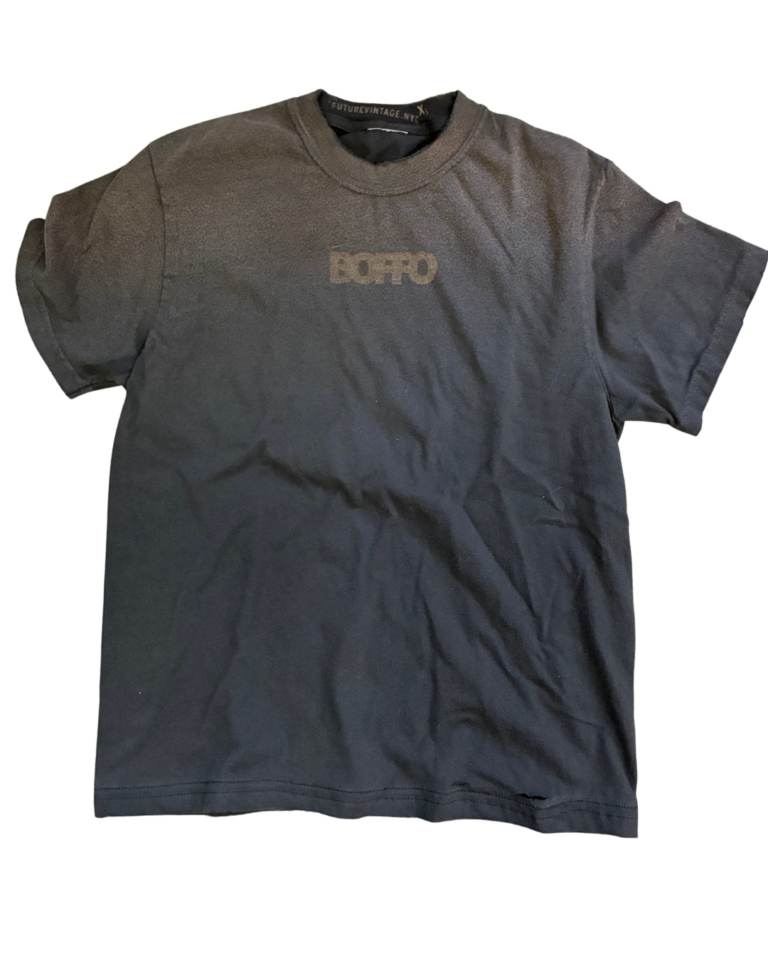 BOFFO Short Sleeve Distressed T-Shirt (Dark Grey)