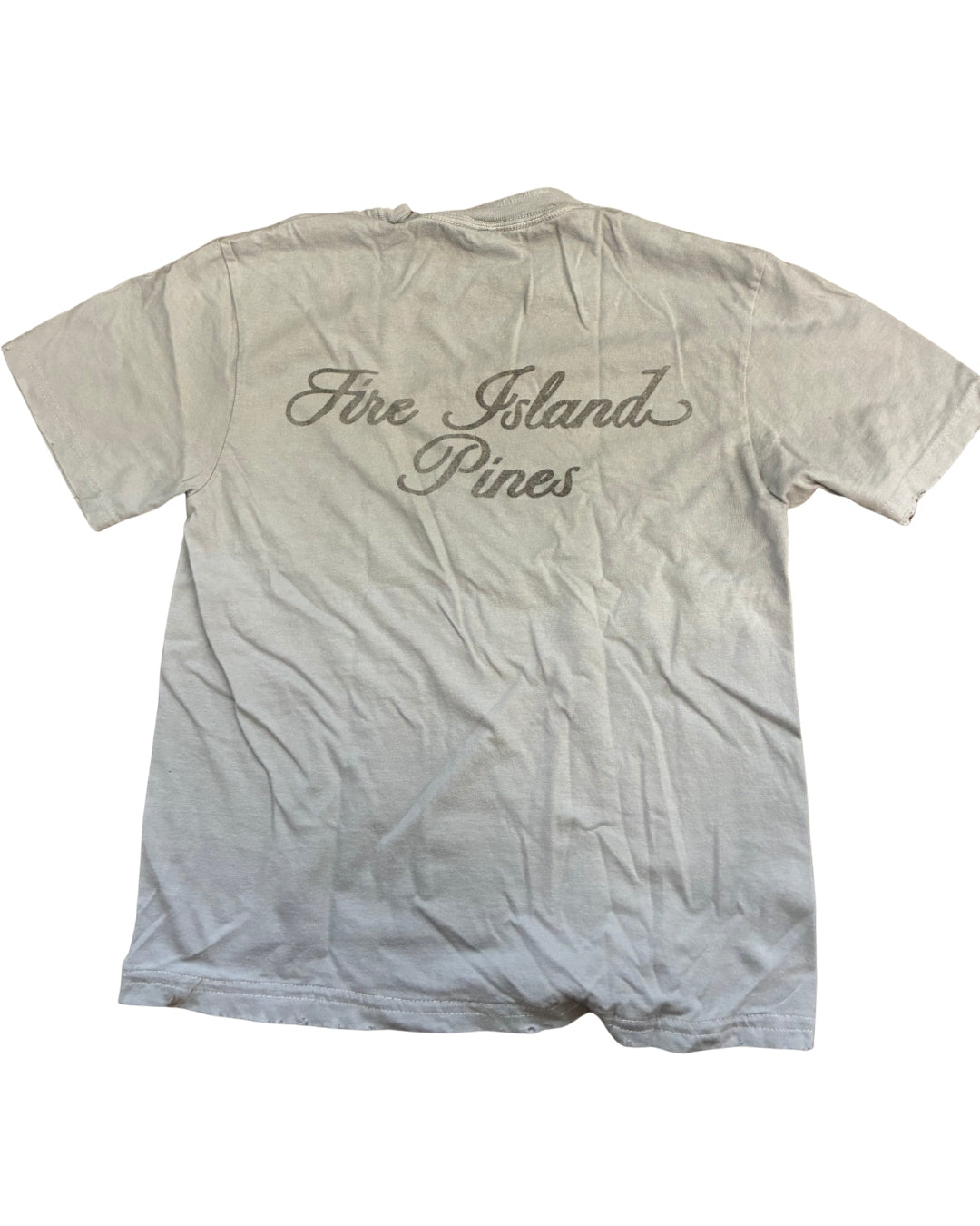 BOFFO Short Sleeve Distressed T-Shirt (Light Grey)